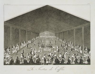 Una festa a Tiflis, da Viaggi del Cavaliere Chardin in Persia e in altri luoghi d